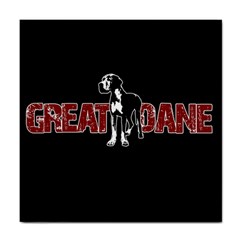 Great Dane Tile Coasters by Valentinaart