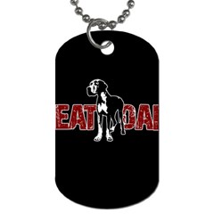 Great Dane Dog Tag (two Sides) by Valentinaart