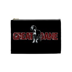 Great Dane Cosmetic Bag (medium)  by Valentinaart