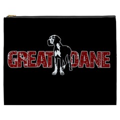 Great Dane Cosmetic Bag (xxxl)  by Valentinaart