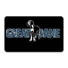 Great Dane Magnet (rectangular) by Valentinaart