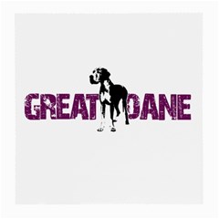 Great Dane Medium Glasses Cloth (2-side) by Valentinaart