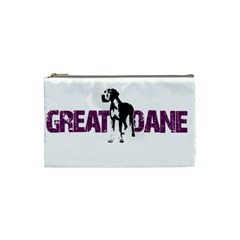 Great Dane Cosmetic Bag (small)  by Valentinaart