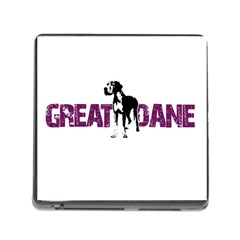 Great Dane Memory Card Reader (square) by Valentinaart