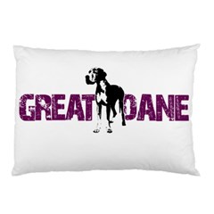 Great Dane Pillow Case (two Sides) by Valentinaart