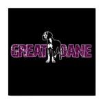 Great Dane Tile Coasters Front