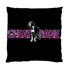 Great Dane Standard Cushion Case (two Sides) by Valentinaart