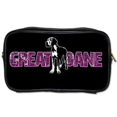 Great Dane Toiletries Bags by Valentinaart