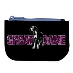 Great Dane Large Coin Purse by Valentinaart