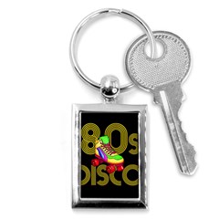 Roller Skater 80s Key Chains (rectangle)  by Valentinaart