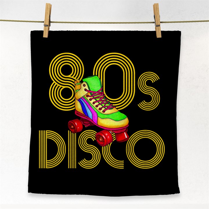 Roller Skater 80s Face Towel