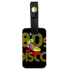 Roller Skater 80s Luggage Tags (one Side)  by Valentinaart