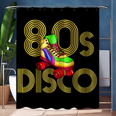 Roller Skater 80s Shower Curtain 60  X 72  (medium)  by Valentinaart