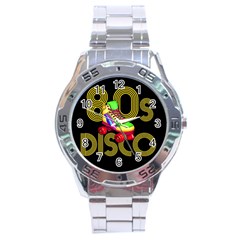 Roller Skater 80s Stainless Steel Analogue Watch by Valentinaart