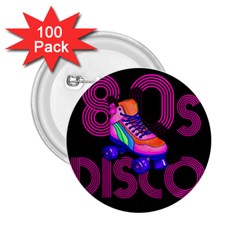 Roller Skater 80s 2 25  Buttons (100 Pack)  by Valentinaart