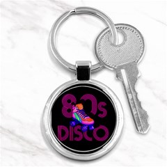 Roller Skater 80s Key Chains (round)  by Valentinaart