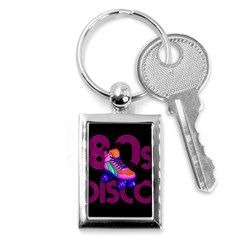 Roller Skater 80s Key Chains (rectangle)  by Valentinaart