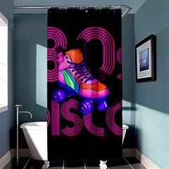 Roller Skater 80s Shower Curtain 36  X 72  (stall)  by Valentinaart