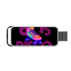 Roller Skater 80s Portable Usb Flash (one Side) by Valentinaart