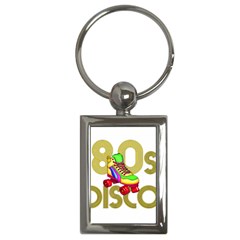 Roller Skater 80s Key Chains (rectangle)  by Valentinaart