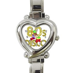 Roller Skater 80s Heart Italian Charm Watch by Valentinaart