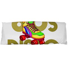 Roller Skater 80s Body Pillow Case (dakimakura) by Valentinaart