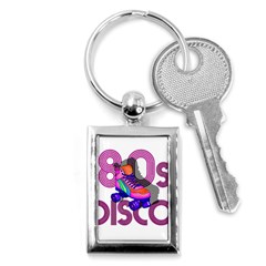 Roller Skater 80s Key Chains (rectangle)  by Valentinaart