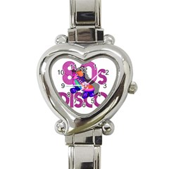 Roller Skater 80s Heart Italian Charm Watch by Valentinaart