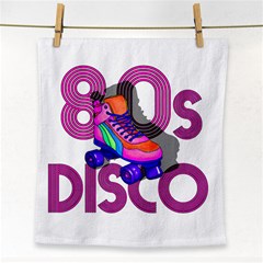 Roller Skater 80s Face Towel by Valentinaart