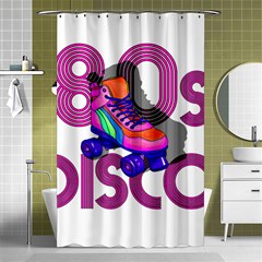 Roller Skater 80s Shower Curtain 48  X 72  (small)  by Valentinaart