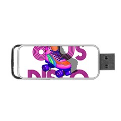 Roller Skater 80s Portable Usb Flash (two Sides) by Valentinaart