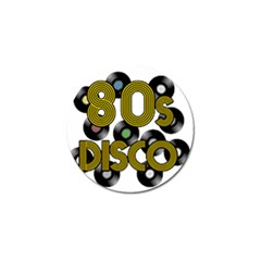  80s Disco Vinyl Records Golf Ball Marker (4 Pack) by Valentinaart