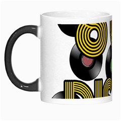  80s Disco Vinyl Records Morph Mugs by Valentinaart