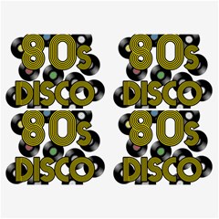  80s Disco Vinyl Records Belt Buckles by Valentinaart