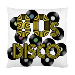  80s Disco Vinyl Records Standard Cushion Case (two Sides) by Valentinaart