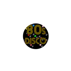  80s Disco Vinyl Records 1  Mini Buttons by Valentinaart