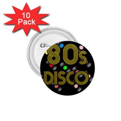  80s Disco Vinyl Records 1 75  Buttons (10 Pack)