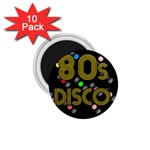  80s disco vinyl records 1.75  Magnets (10 pack)  Front