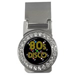  80s disco vinyl records Money Clips (CZ)  Front