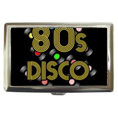  80s Disco Vinyl Records Cigarette Money Cases by Valentinaart