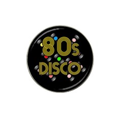  80s Disco Vinyl Records Hat Clip Ball Marker by Valentinaart