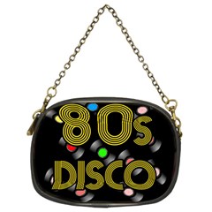  80s Disco Vinyl Records Chain Purses (two Sides)  by Valentinaart