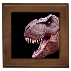 Dinosaurs T-rex Framed Tiles by Valentinaart