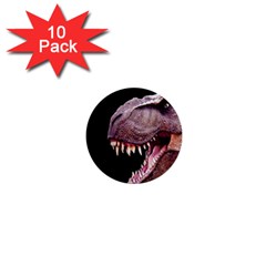 Dinosaurs T-rex 1  Mini Buttons (10 Pack)  by Valentinaart