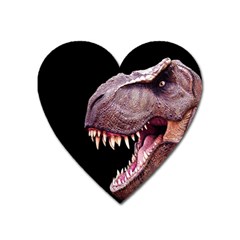 Dinosaurs T-rex Heart Magnet by Valentinaart