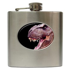 Dinosaurs T-rex Hip Flask (6 Oz) by Valentinaart