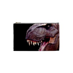 Dinosaurs T-rex Cosmetic Bag (small)  by Valentinaart