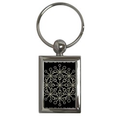 Ornate Chained Atrwork Key Chains (rectangle)  by dflcprints