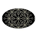 Ornate Chained Atrwork Oval Magnet Front