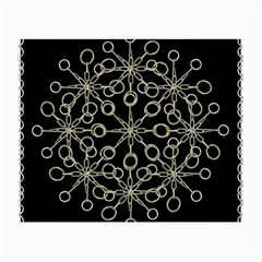 Ornate Chained Atrwork Small Glasses Cloth (2-side) by dflcprints